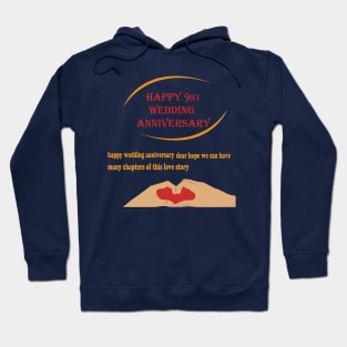 happy 9st wedding anniversary Hoodie